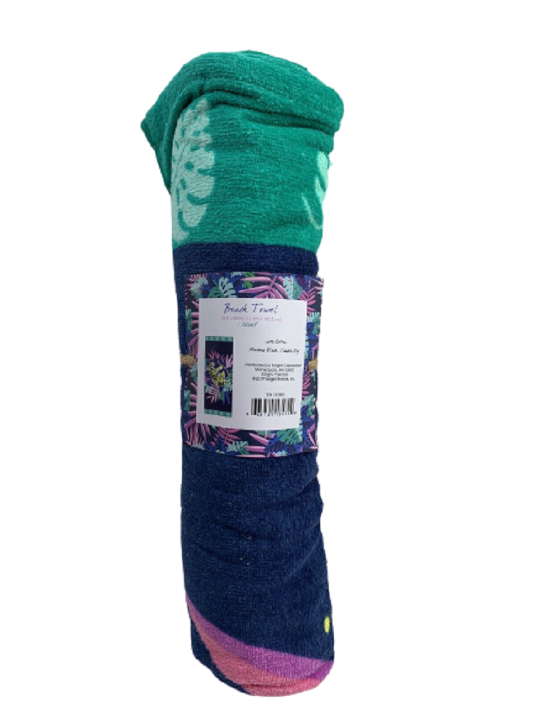 TARGET BRAND Print Beach Towel 28 X 58 Inches