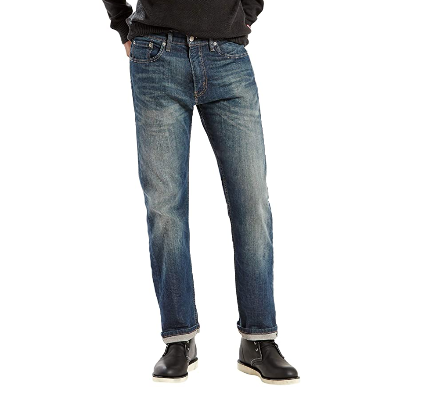 Levi's Men's 505 Regular Fit Jeans, Cash, 36W x 29L