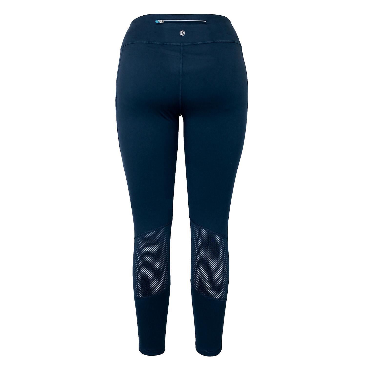 Tangerine Ladies' Size Small Color Block Legging, Ombre Blue/Capri Breeze