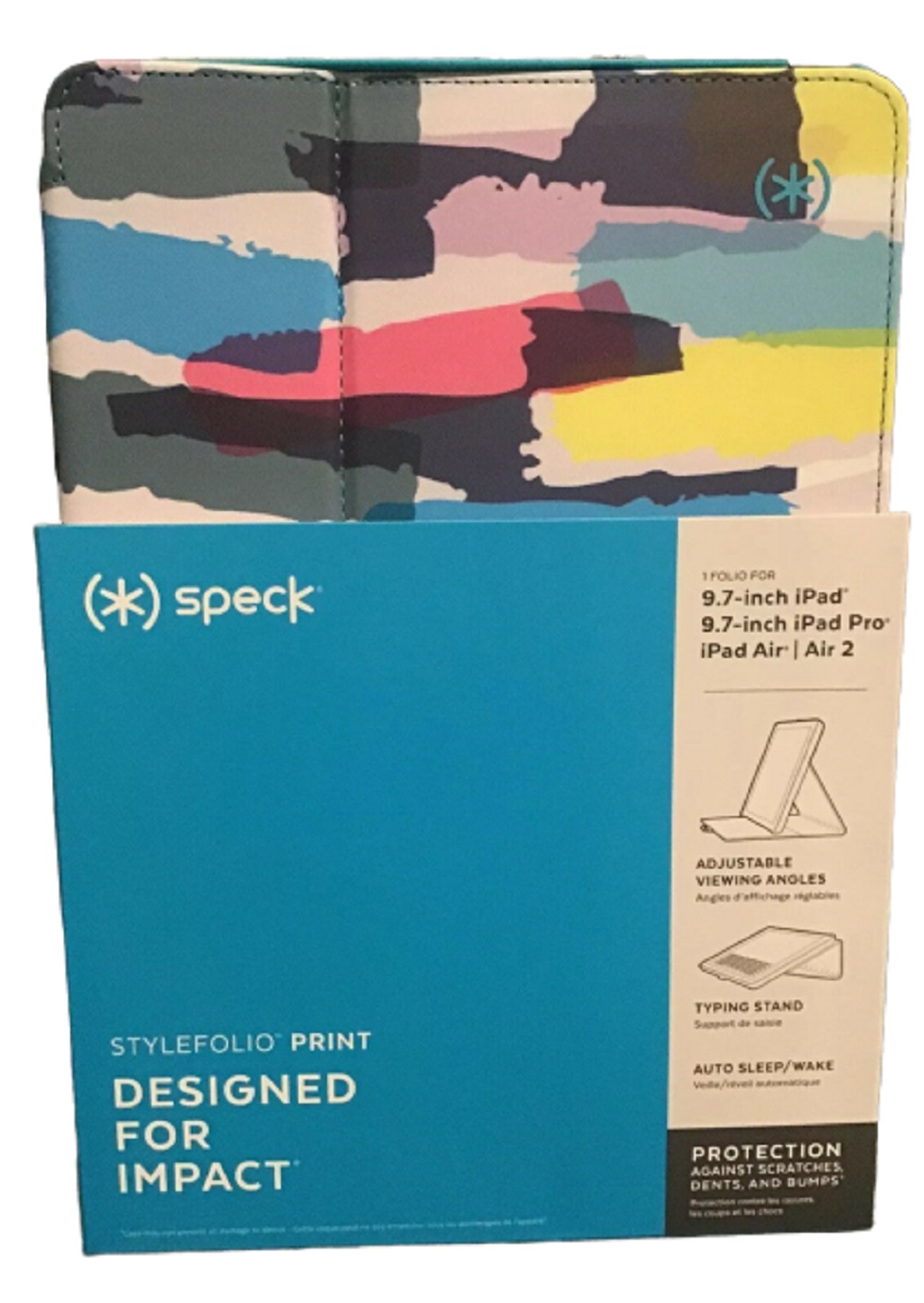 Speck Stylefolio Print 9.7 inch iPad /iPad Pro/ iPad Air/Air 2 Multi Stripe