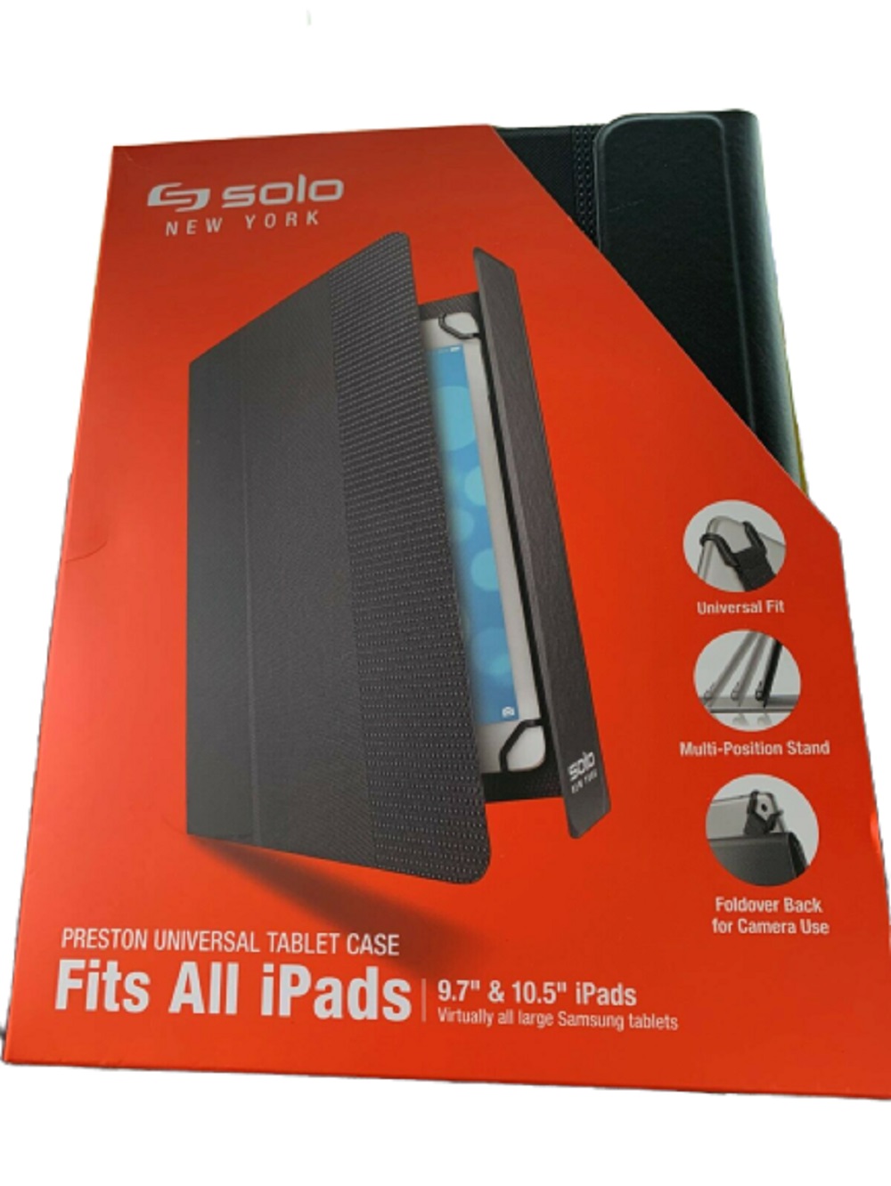 Solo New York Preston Universal Tablet Case in Black