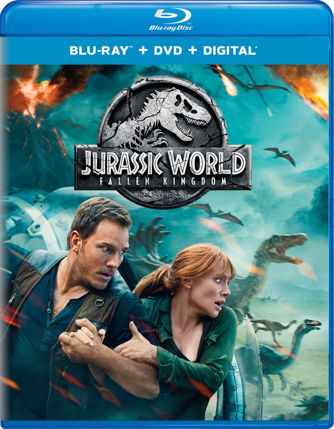 Jurassic World: Fallen Kingdom (BlueRay, DVD, Digital)