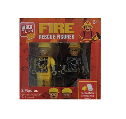 Block Tech 2 Figures Fire Rescue Figures