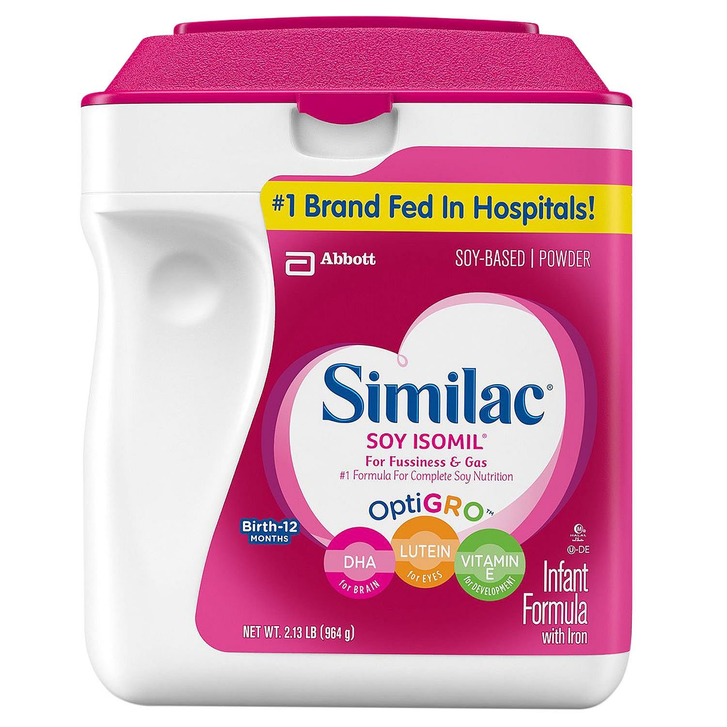Similac Soy Isomil Infant Formula (34 oz.)