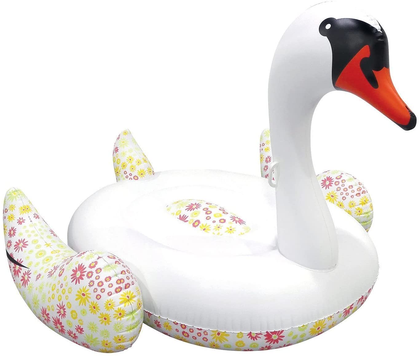 SUN PLEASURE White Inflatable Swan Pool Floating