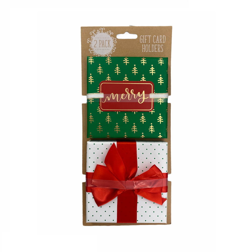 GCI Christmas Gift Card Holders Set in White