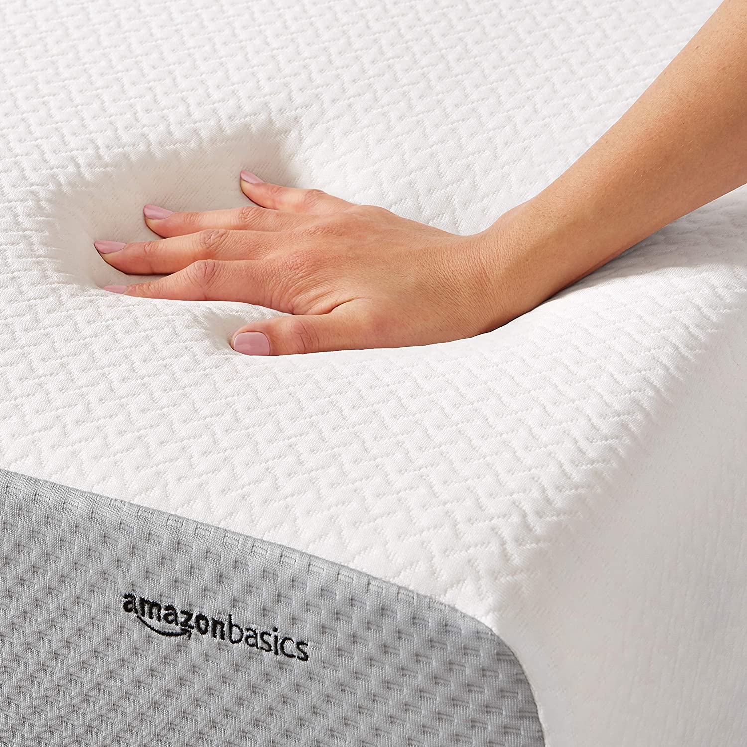 AMAZONBASICS Memory Foam Mattress Extra Support Bed, Medium Firm