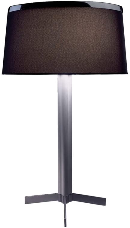 JESCO Lighting TL618MB Leila Collection 1Light Table Lamp, Aluminum