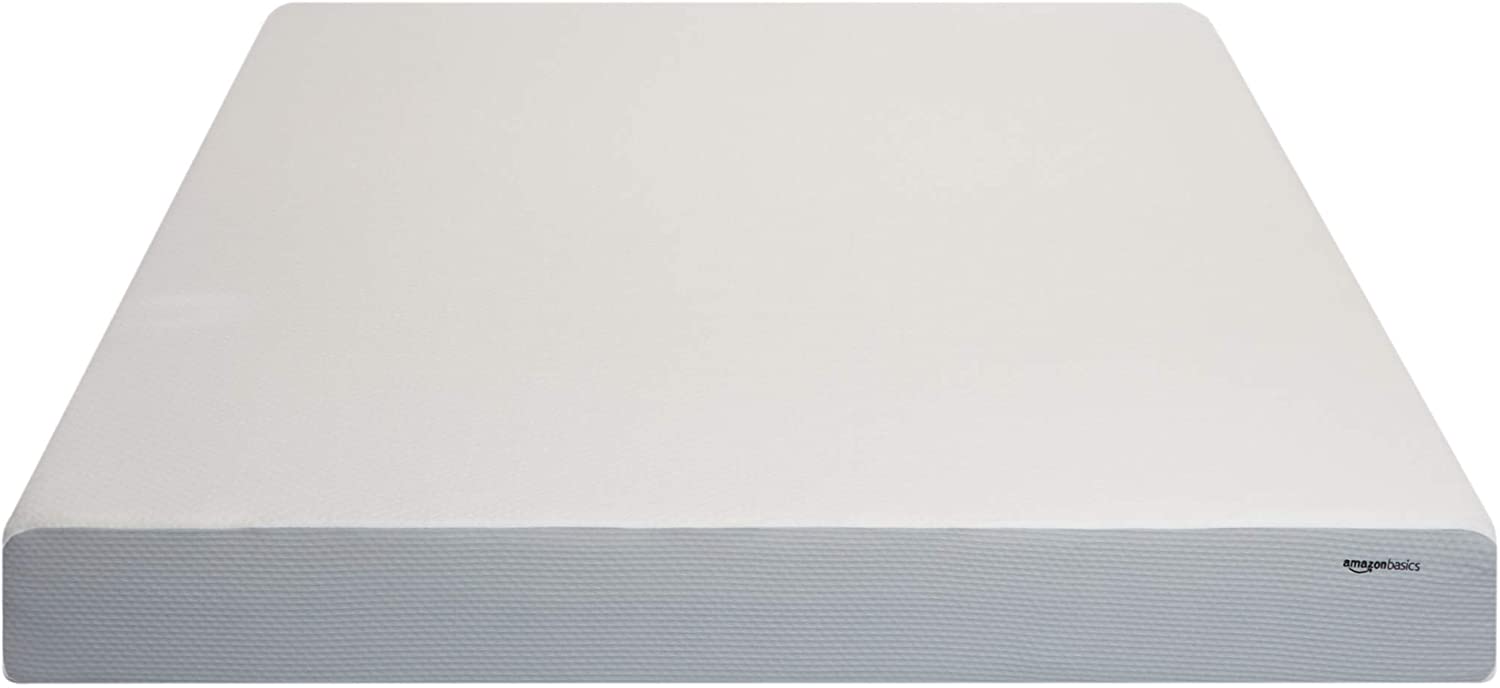 AMAZONBASICS Memory Foam Mattress Extra Support Bed, Medium Firm Feel, 8Inch, Full Size