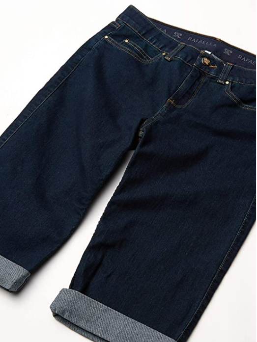 RAFAELLA Women's Weekend Denim With Benefits Skimmer in Dark Indigo, 6