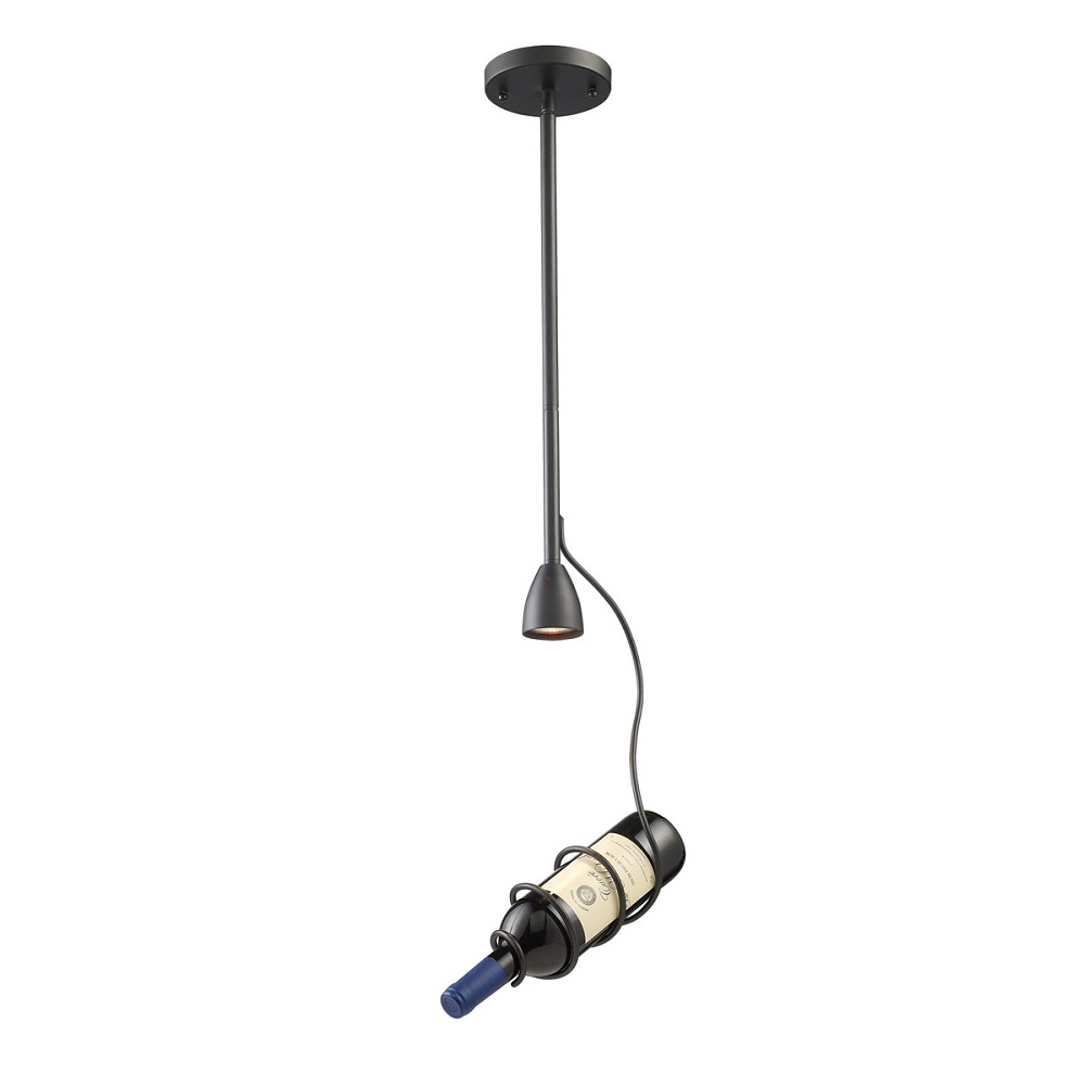 ELK LIGHTING Napa One Light Pendant in Matte Black