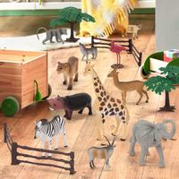 TERRA Jungle World Animal Toy Set In Bucket (60Pc)