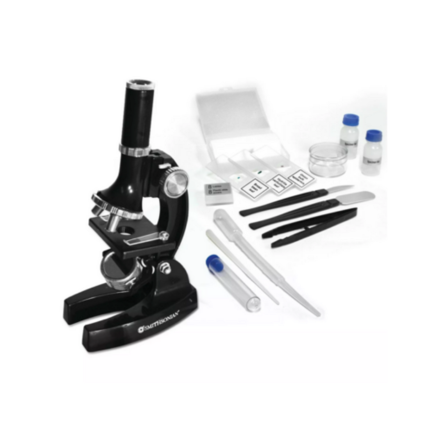 SMITHSONIAN 150X, 450X, 900X Microscope Kit