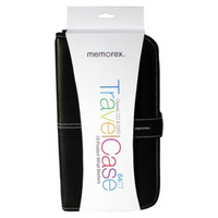 MEMOREX CD/DVD TravelCase Faux Leather Wallet 64ct