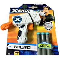 ZURU XShot Micro Dart Blaster with 3 Darts