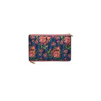 SONIA KASHUK 2 Compartment Compact Makeup Bag – 3D Printed Floral