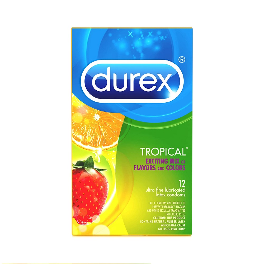 DUREX Tropical Flavors Condom 12ct
