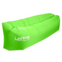 LAYBAG INFLATABLE AIR LOUNGE GREEN