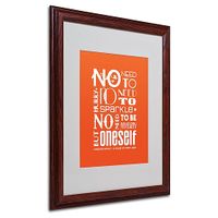 Trademark Megan Romo "No Need to Sparkle I" Art, White Matte W/Wood Frame, 16" x 20"