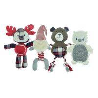 Bone & Barkers Nordic Friends Dog Toys, 4Pack Small Dogs