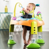 Evenflo ExerSaucer Fast Fold Go BounceASaurus