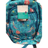 Crckt Youth 3 Piece Backpack Set with Lunch Kit and Matching Pencil Bag in Mermaid