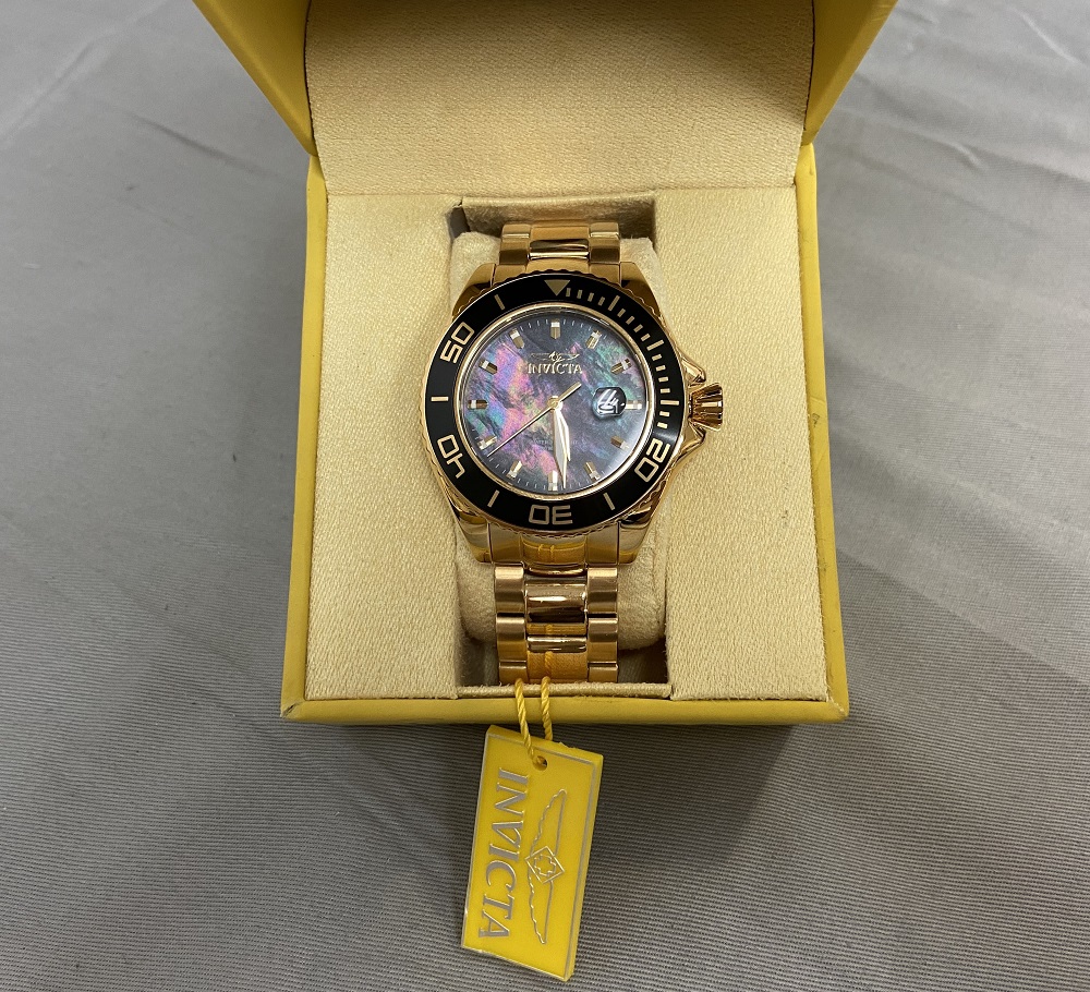 Invicta Men's Pro Diver Goldtone Steel Bracelet