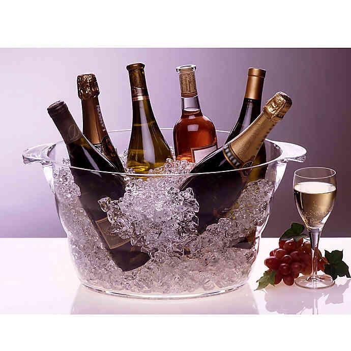 Prodyne AB16 Acrylic Wine Party Tub, Clear