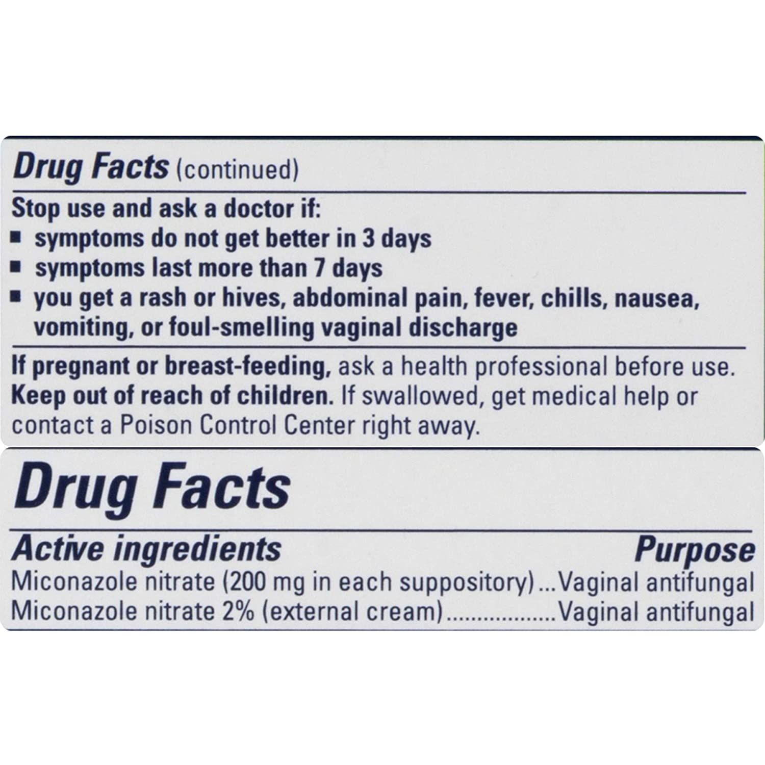 Monistat 3Day Yeast Infection Treatment, 3 Vaginal Suppositories