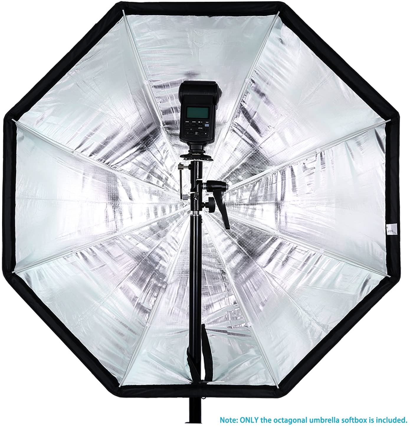 Neewer Softbox Umbrella (80cm, Black, Red)