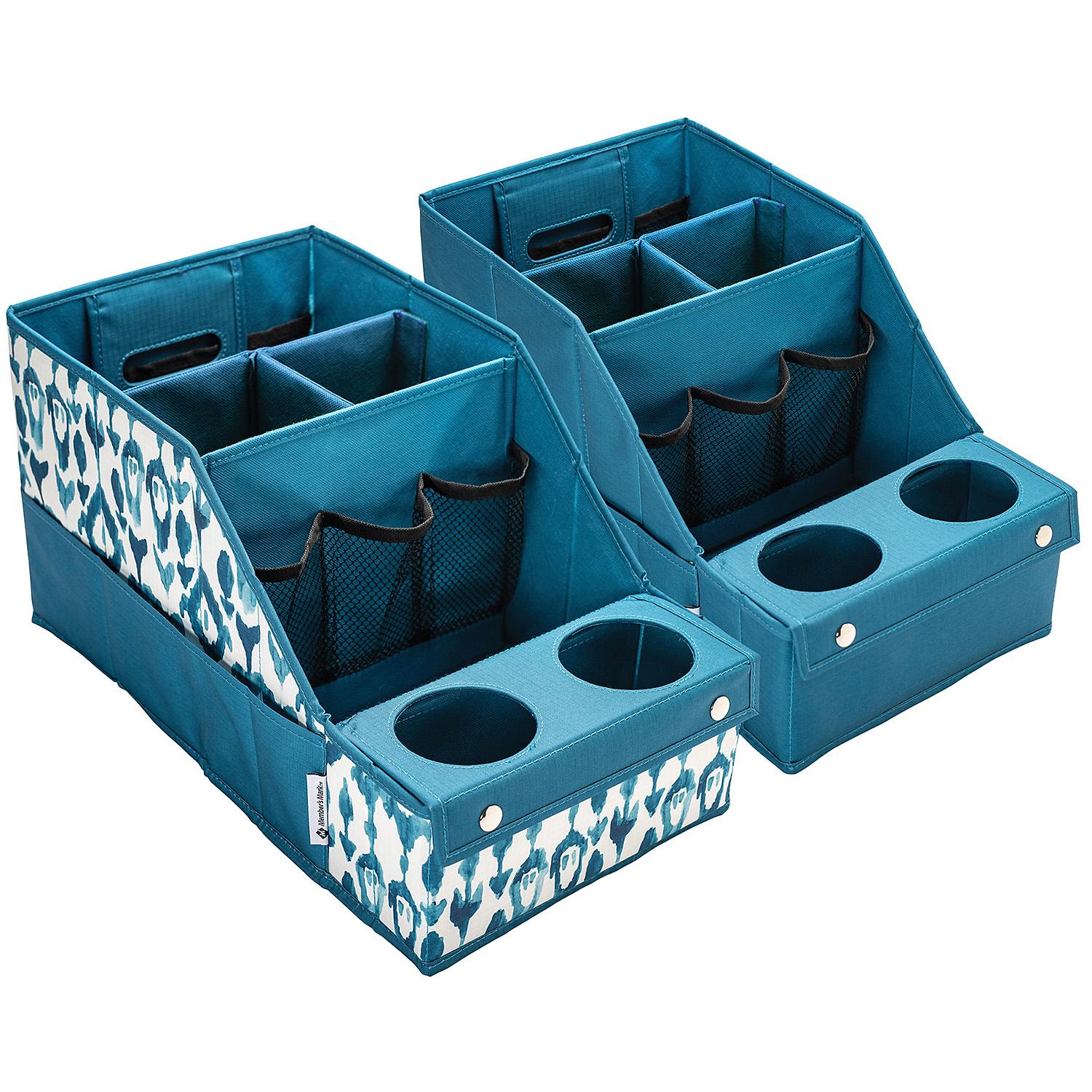 Member's Mark Car Organizer Set, 2Pack in Teal