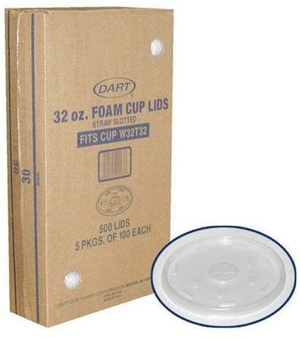 MEMBER'S MARK Dart Foam Cup Lids 500/32oz