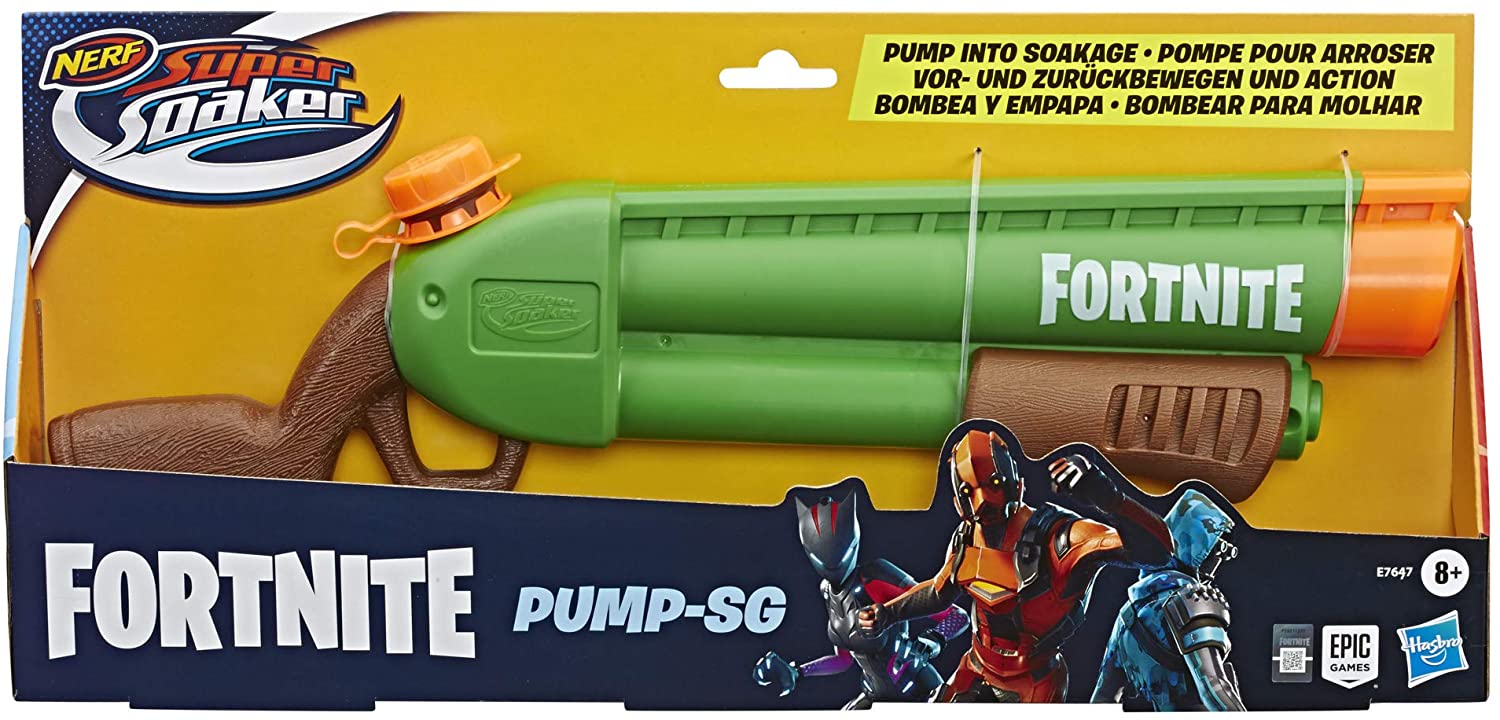NERF Super Soaker Fortnite Pump SG Water Blaster
