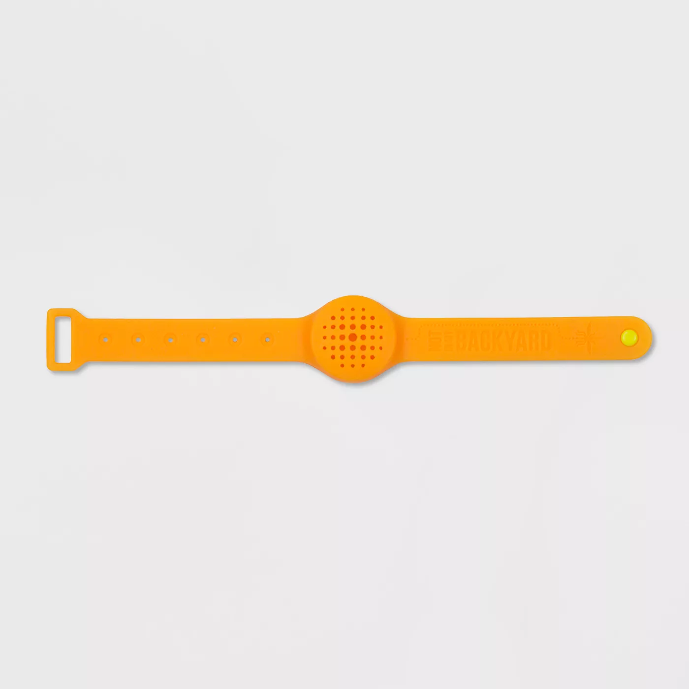 Not In My Backyard Wrist Band With 2 Refills in Orange