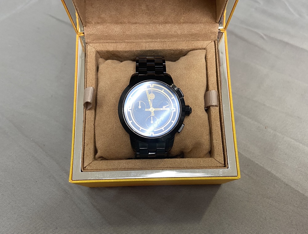 Tory Black 37mm Watch TRB1025