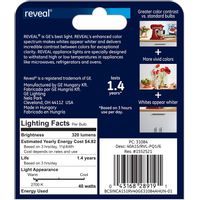 GENERAL ELECTRIC 40W Ceiling Fan or Appliance Blub