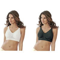 BALI Comfort Revolution Bra 2 Pack In White Black, M