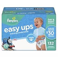 PAMPERS Easy Ups Training Underwear for Boys, 3T/4T (3040 lbs.) 132 ct.