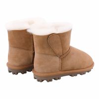 KIRKLAND SIGNATURE Kid's Shearling Boots in Chestnut, 13