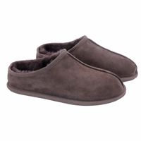 KIRKLAND SIGNATURE Men's Shearling Clog Slipper in Brown Size 10