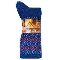 HUE Women's Wool Crew Socks In Insignia Blue, Women Size 410