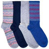 HUE Women's Wool Crew Socks In Insignia Blue, Women Size 410