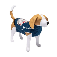WONDERSHOP Polar Bear Holiday Dog and Cat Sweater in Blue, Small