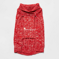 WONDERSHOP Marled Red Holiday Dog and Cat Sweater in Red, Small