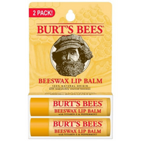 BURT'S BEES Beeswax Lip Balm Tube, .15Ounce Tubes 2 ct
