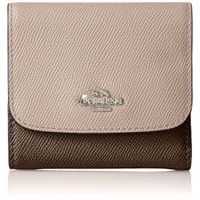 COACH Women's Colorblock Small Wallet SV/Stone Multi Wallets