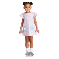 CAT & JACK Toddler Girls' Bunny Pocket Dress in Lilac 18M