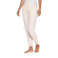 STARS ABOVE Women's Striped Perfectly Cozy Lounge Jogger Pants In Petal Pink XS