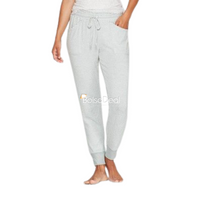 STARS ABOVE Women's Striped Perfectly Cozy Lounge Jogger Pants In Smoke Green, S