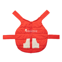 WONDERSHOP Quilted Holiday Dog and Cat Puffer Vest in Red, XLarge